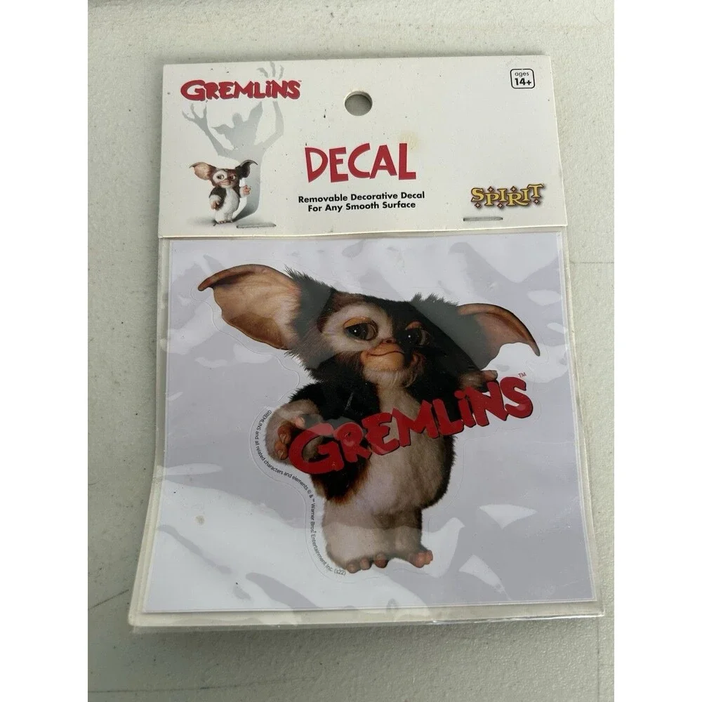 Gremlins Gizmo Hallmark Christmas Ornament + Spirit Removable Decal Lot